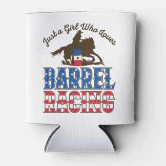 バレルレースが大好きな女の子 缶クーラー