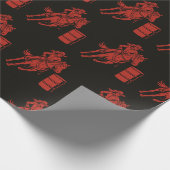 バレルレース女性のカーボーイ – ギフトラップ (角)