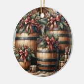 バレル セラミックオーナメント (左)