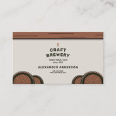 バレル – 醸造所 名刺 (正面)