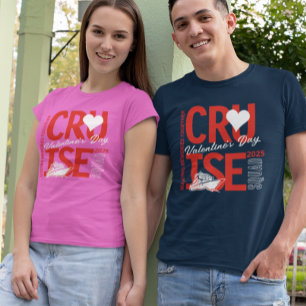 バレンインズデイクルーズカスタム分隊の年 Tシャツ