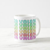 バレンシアのカフェの詐欺のLecheのマグ コーヒーマグカップ (正面右)