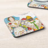 バレンシアのタイル コースター (左側)