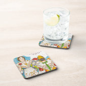 バレンシアのタイル コースター (右側)