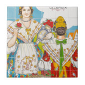 バレンシアのタイル タイル (正面)