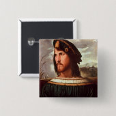 バレンシアのチェーザレ・ボルジア公爵 缶バッジ (正面&裏面)