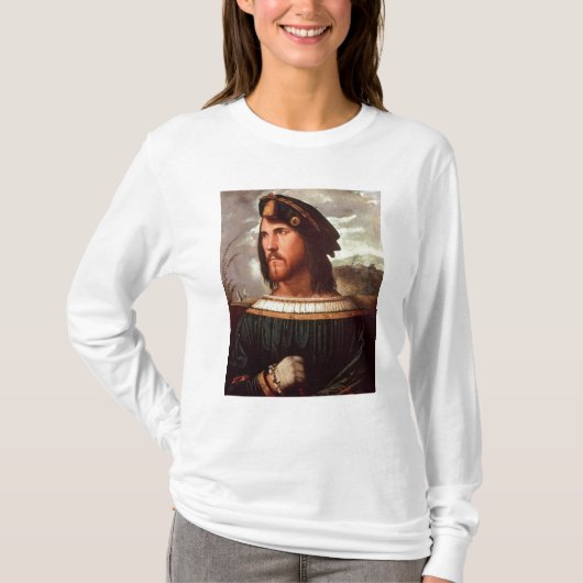 バレンシアのチェーザレ・ボルジア公爵 Tシャツ (正面)