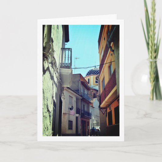 バレンシアのビラマルクサントにある教会スペインの。 カード (正面)