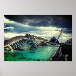 バレンシアのポスターの雲 ポスター