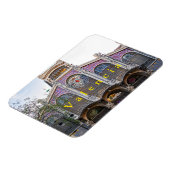 バレンシアの中央市場のビュー。 マグネット (左側)