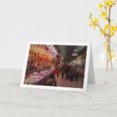 バレンシアの中央市場 カード (黄色い花)