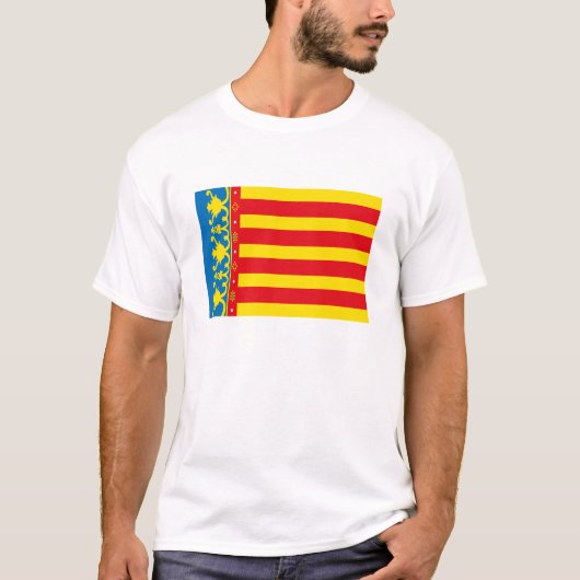 バレンシアの旗のTシャツ Tシャツ (正面)