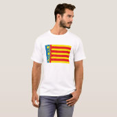 バレンシアの旗のTシャツ Tシャツ (正面フル)