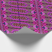 バレンシアの暗い赤紫色 ラッピングペーパー (角)