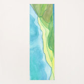 バレンシアアイランドウォーターカラー ヨガマット (正面)