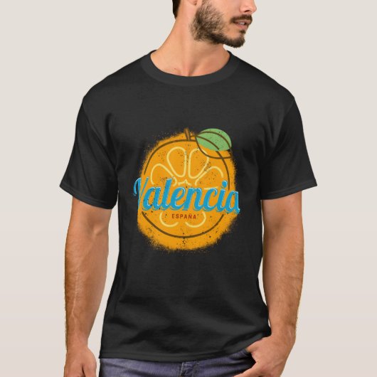 バレンシアオレンジスペイン Tシャツ (正面)