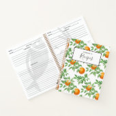 バレンシアオレンジレシピブック ノートブック (内部)