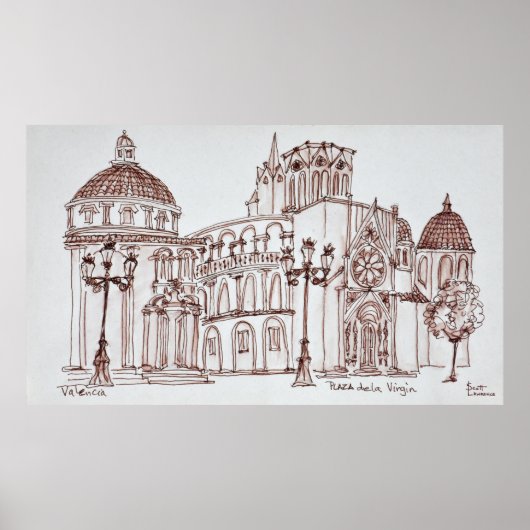バレンシアカテドラルインプラザデラホテルヴァージン ポスター (正面)