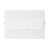 バレンシアガのワインレッドと白の水彩花 招待状ベリーバンド (裏面例)