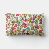 バレンシアスペインのフローラとつる植物装飾用クッション ランバークッション (裏面)