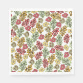 バレンシアスペインのフローラとつる植物 スタンダードランチョンナプキン (正面)