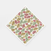 バレンシアスペインのフローラとつる植物 スタンダードランチョンナプキン (角)