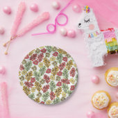 バレンシアスペインのフローラとつる植物 ペーパープレート (パーティー)