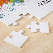 バレンシアスペインスカイライン ジグソーパズル (側面)