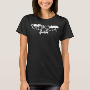 バレンシアスペインスカイライン Tシャツ
