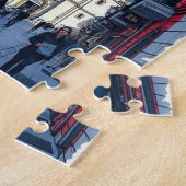 バレンシアスペイントラベルアートヴィンテージ ジグソーパズル (側面)