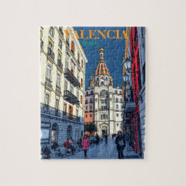 バレンシアスペイントラベルアートヴィンテージ ジグソーパズル