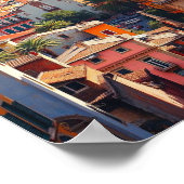 バレンシアスペイントラベルアートヴィンテージ ポスター (角)