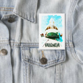 バレンシアスペインパラウドゥレアーツレイナソフィア 缶バッジ (インサイチュ)