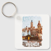 バレンシアスペイン建築旅行 キーホルダー (正面)