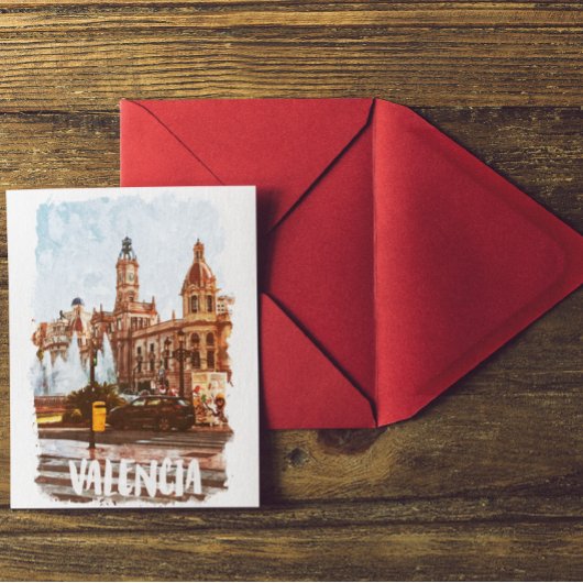 バレンシアスペイン建築旅行 ポストカード