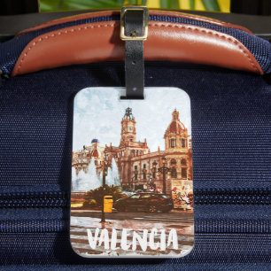 バレンシアスペイン建築旅行 ラゲッジタグ