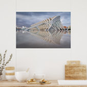 バレンシアスペイン芸術科学都市カラトラバ ポスター (キッチン)