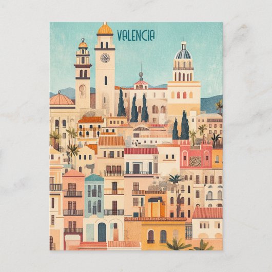 バレンシアスペイン ポストカード (正面)