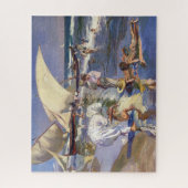 バレンシアビーチモーニングライト | Joaqun í Sorolla | ジグソーパズル (縦)