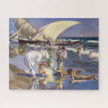 バレンシアビーチモーニングライト | Joaqun í Sorolla |