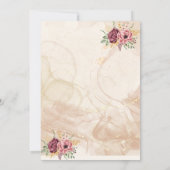 バレンシアムの結婚式のお知らせ セーブザデート (裏面)