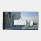 バレンシアモダンアーキテクチャデスクマット デスクマット (キーボード&マウス)