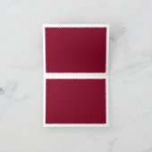 バレンシアレッドのメキシコンパペルピカド キンセアニェーラ サンキューカード (内部)