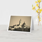 バレンシアロサンゼルス教会のスペインの婦人 カード (黄色い花)