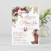 バレンシアローズ ウエスタンチャロ スペイン語のキンセアニエラ 招待状 (スタンド正面)