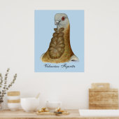 バレンシアンフィリタピジョンポートレート ポスター (キッチン)