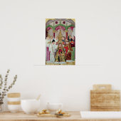 バレンシア学派の司教の叙述 ポスター (キッチン)