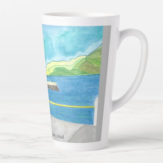 バレンシア島 カフェラテマグ (右)