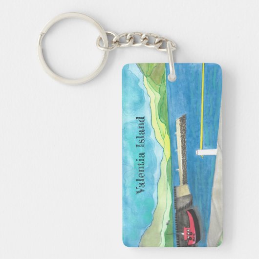 バレンシア島 キーホルダー (正面)