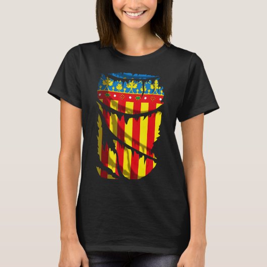 バレンシア州旗 Tシャツ (正面)